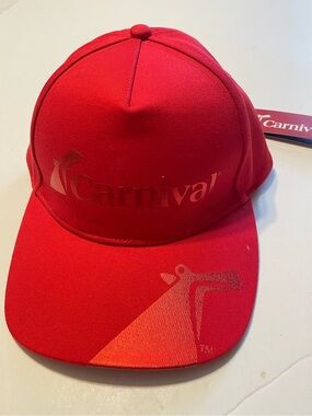 Carnival Red Logo Baseball Cap Unisex